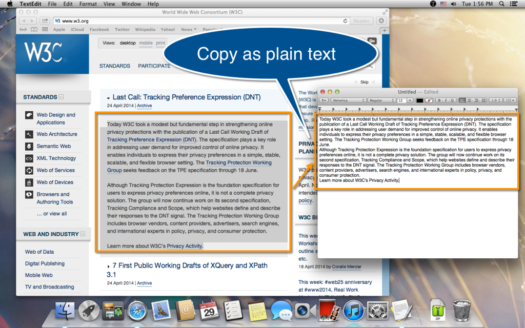 mac text transcript for video