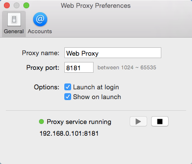 web proxy tool for mac